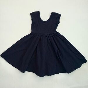Alice + Ames Navy Blue, Summer Sleeve, Twirl Dress